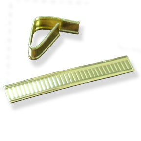 Metallic Gold Clip Ties ~ 2"