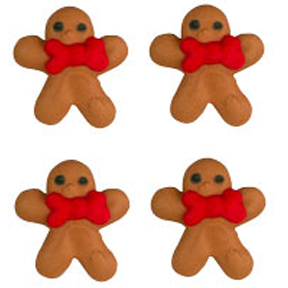 Tiny Gingerbread Boy ~ 3/4"