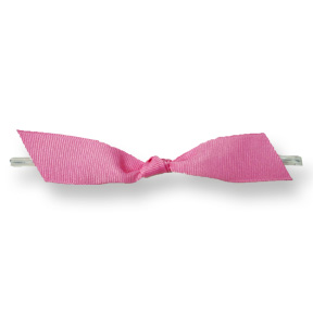 Hot Pink Twisted Grosgrain Ribbon ~ 4" Bow