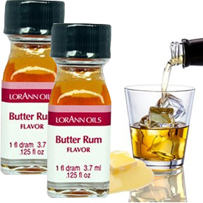 Butter Rum LorAnn Flavor ~ 1 Dram Twin Pack