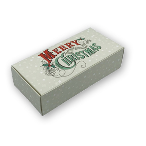 1/2 lb Merry Christmas 2-Layer Box ~ 25 Count