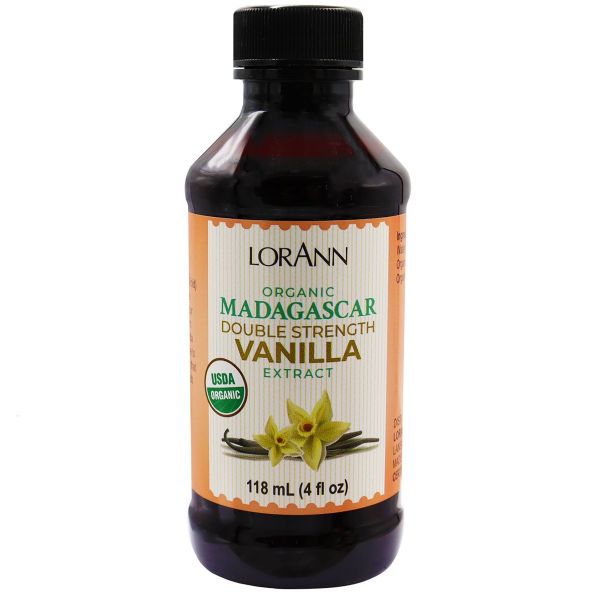 Madagascar Pure Organic Vanilla Extract ~ 4 oz