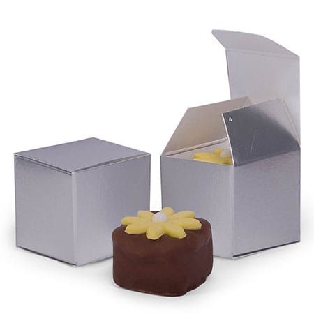 Small Silver Truffle Box ~ 250 Count