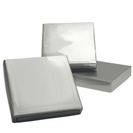 Silver 8 oz Square Cover ~ 250 Count