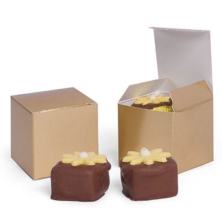 Medium Gold Truffle Box ~ 250 Count