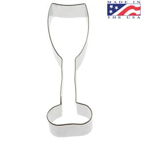 Champagne Glass Cookie Cutter  5"