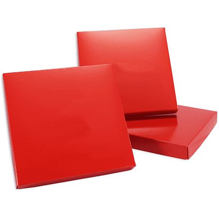 Red 16 oz Square Cover ~ 250 Count