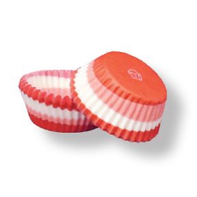 Red, Pink, & White Layered Swirl Mini Cup ~ 1,000 Count