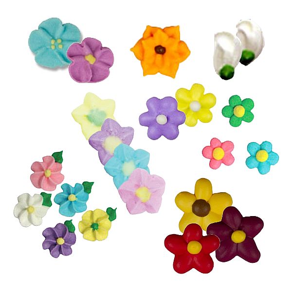 Flower Royal Icing Decorations