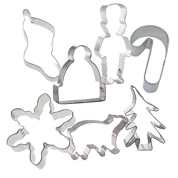Winter Holiday Cookie Cutters