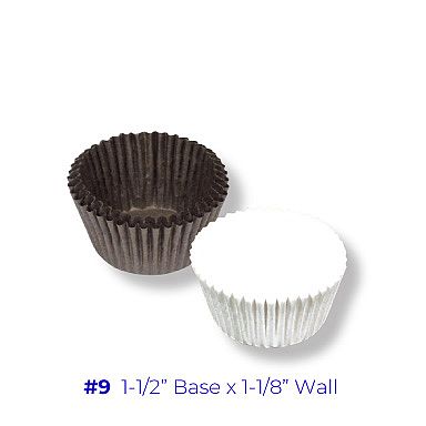#9 Candy Cup 1-1/2" Base x 1-1/8" Wall