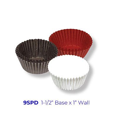 9SPD Candy Cup ~ 1-1/2" Base x 1" Wall