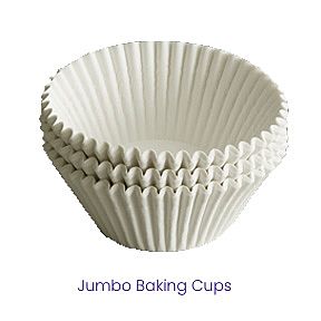 Jumbo Baking Cups ~ 2" + Base