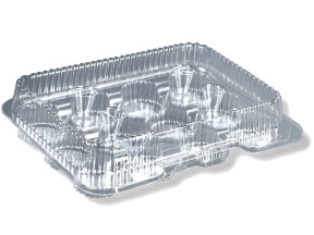 Standard 12 Piece Cupcake/Muffin Hinged Tray ~ 100 Count
