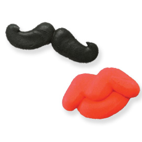 Mustache & Lips Assortment ~ 352 Count