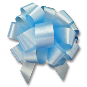Pastel Blue Pull Bow