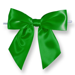 Extra Large Emerald Bow on Twistie ~ 50 Count