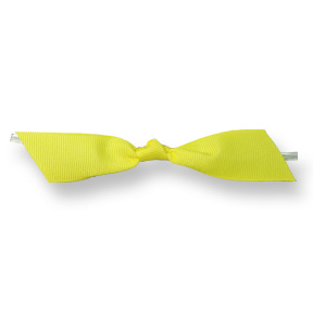 Yellow Twisted Grosgrain Ribbon ~ 4" Bow