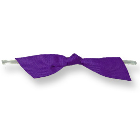 Purple Twisted Grosgrain Ribbon ~ 4" Bow