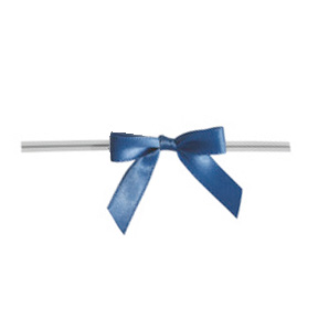 Small Royal Blue Bow on Twistie ~ 250 Count