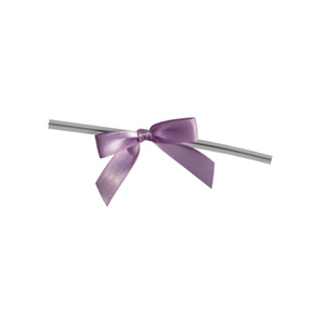 Small Lavender Bow on Twistie ~ 250 Count