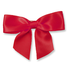 Red Self Adhesive Bow ~ 100 Count