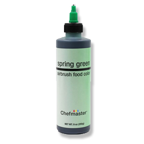 Chefmaster 9oz Airbrush Color ~ Spring Green