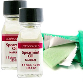 Spearmint LorAnn Natural Oil ~ 1 Dram Twin Pack