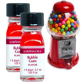 Bubble Gum LorAnn Flavor ~ 1 Dram Twin Pack