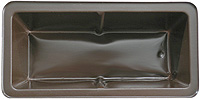 Brown 1/2lb Rectangular Tray ~ 1 Cavity (Fudge)