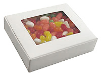 White Easter Box with Window ~ 25 Count