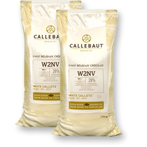 Callebaut White Callets ~ 44 lb Case
