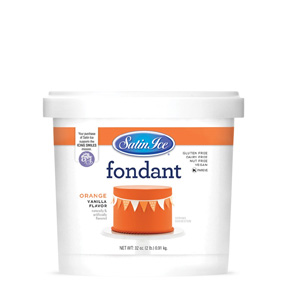 Satin Ice Orange Vanilla Fondant ~ 2 lb