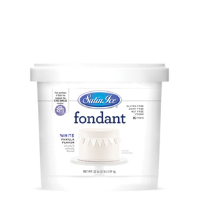 Satin Ice White Vanilla Fondant ~ 2 lb