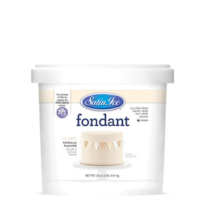 Satin Ice Ivory Vanilla Fondant ~ 2 lb