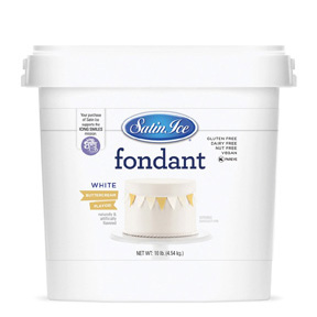 Satin Ice White Buttercream Fondant ~ 10 lb
