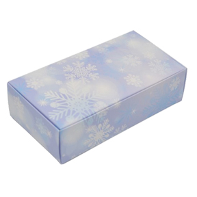 1-1/2 lb Snowflake 2-Layer Box ~ 25 Count