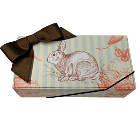 1 lb Vintage Rabbit 2 Layer Box ~ 25 Count