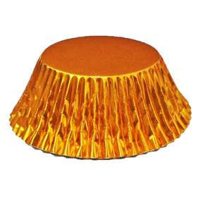 Orange Foil Standard Cup ~ 2 x 1-1/4 (Brass)