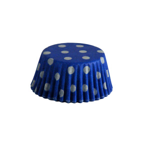 Blue Cup with White Polka Dots ~ 500 Count