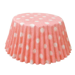 Light Pink Standard Cup with White Polka Dots ~ 500 Count