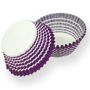 Purple with White Stripes Standard Cup ~ 500 Count