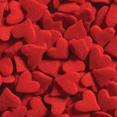 Red Jumbo Heart Confetti Shapes