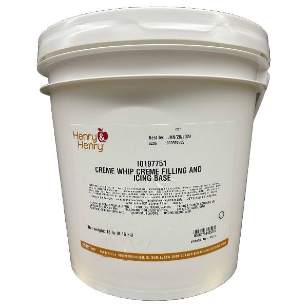 Marshmallow Creme Whip ~ 18 lb Pail