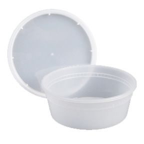 8 oz. Heavy Duty Container w/Lid