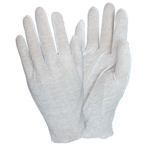 Disposable White Cotton Gloves ~ 24 Count