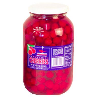 Maraschino Cherries 18/20 ~ No Stem ~ 1 Gallon