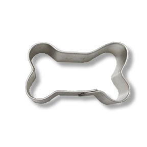 Mini Dog Bone Cookie Cutter 1 1/4"