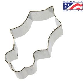 Holly Leaf Cookie Cutter 3"