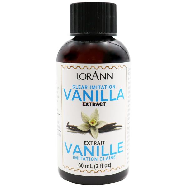 Clear Vanilla Extract LorAnn ~ 4 oz